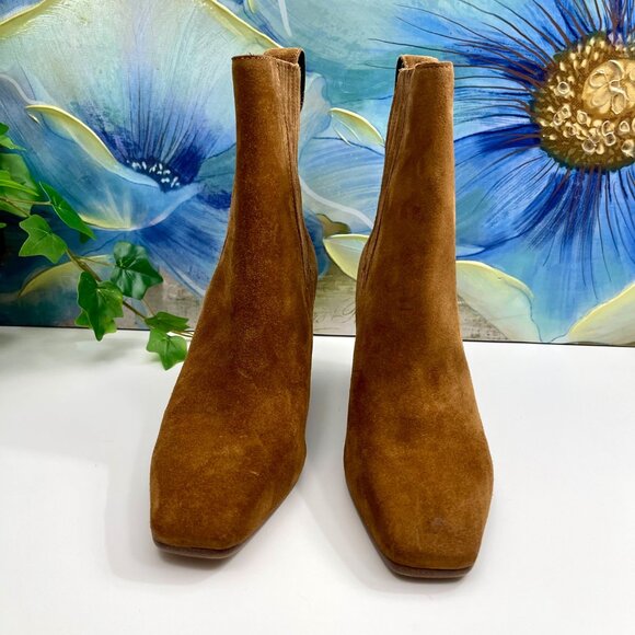 rag & bone Astra 65MM Suede Ankle Boots in brown size 36 / US 6 - Picture 5 of 11